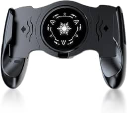 JK01S Ventilador de refrigeração para jogos para celular, preto, luz RGB, radiador de refrigeração semicondutor de clip-on