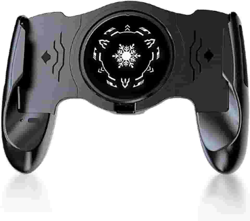 JK01S Ventilador de refrigeração para jogos para celular, preto, luz RGB, radiador de refrigeração semicondutor de clip-on