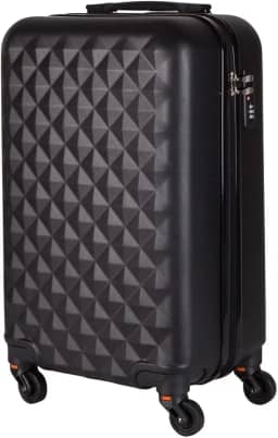 Mala de Bordo em ABS Com 4 Rodas 360 - Roncalli Alemanha Cor:Preto