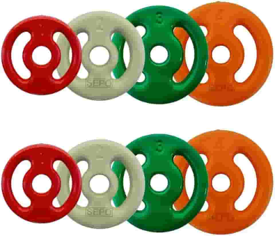 Kit Anilhas Emborrachadas 20kg