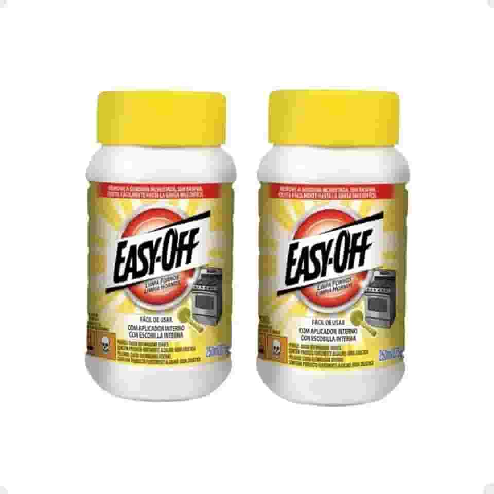 Kit 2 Easy-Off Limpador de Fornos com Aplicador Interno, 250ml, Limpa Grelhas Assadeiras Churrasqueira Fogão.