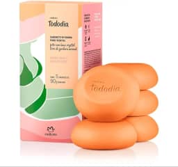 SABONETE TODODIA MANGA ROSA E ÁGUA DE COCO COM 05 SABONETES DE 90g