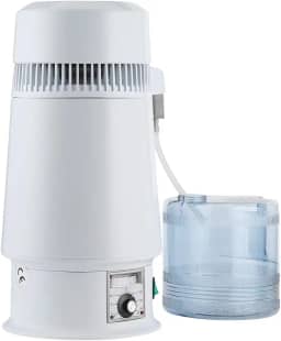 Garosa Destilador de Água 4L, Destilador Doméstico de Água Pura, Aço Inoxidável, US-110V