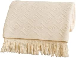 Manta Para Sofá Gigante 240x180 Capa Protetora Algodão Proteção Total(Crua tambaba)