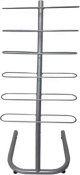 Revisteiro de Chão Cinza Flape