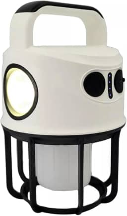 Lampião Luminária Led e Lanterna de Mão Recarregável USB Bateria Camping Aventura Manutenção 2 em 1