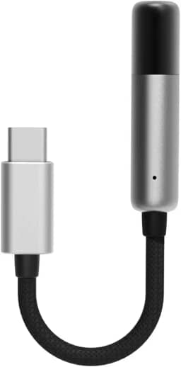 SHANLING UA MINI amplificador de fone de ouvido portátil DAC novo atualizado USB C DAC com luz LED cabos de áudio de alta resolução 3,5 mm fêmea para macho tipo C para smartphones/PC/laptops/players