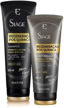 Eudora Kit Siàge Regeneração Pós Química Shampoo + Condicionador (Nova Versão)
