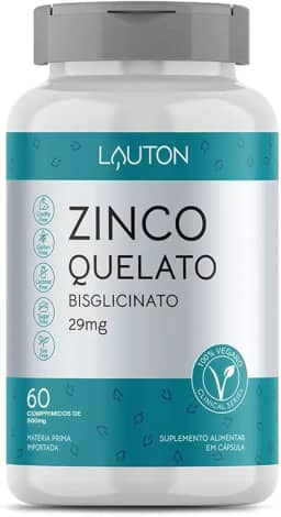 Zinco Quelato 29mg (Clinical Series) 60 Cps - Lauton