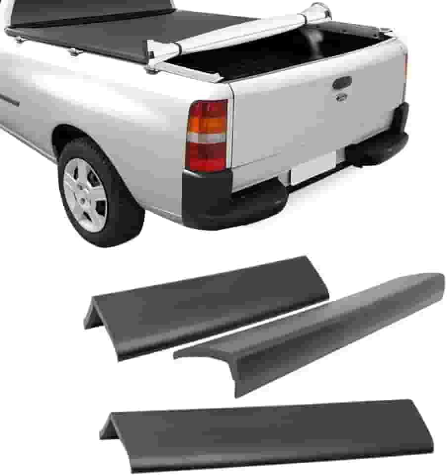 Kit Protetor De Caçamba Courier 1997 Até 2013 3 Peças