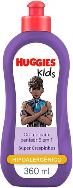 Creme de Pentear Huggies Super Crespinhos Pantera Negra 360ml