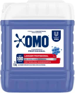 Lava Roupas Líquido Omo Lavanderia Profissional Lavagem Profissional 7l