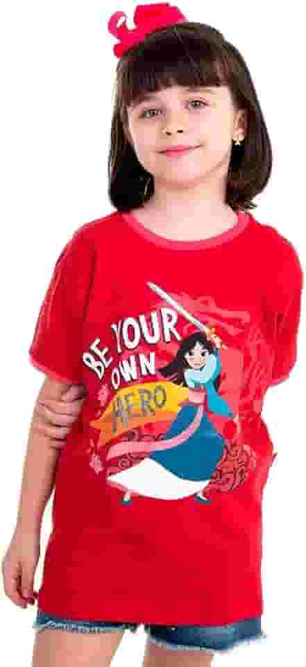 Camiseta Mulan Infantil Hero Piticascriança-unissex