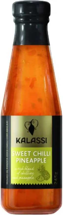 Molho de Pimenta Sweet Chilli com Abacaxi Kalassi Vidro 245g