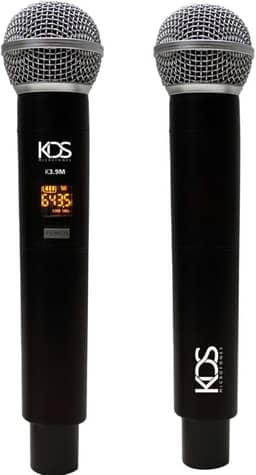 Microfone sem fio Duplo Profissional Kadosh KDS-W392M