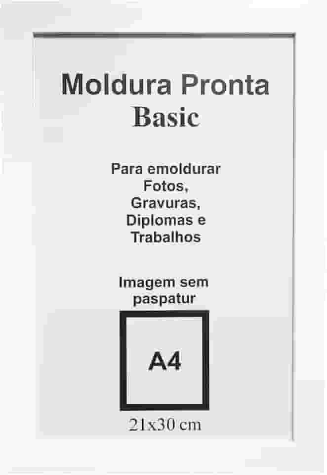 Porta Retrato 21x30 Moldura Madeira com Vidro Branco Quarto Quadro Certificado Fotografia Sala Premium IMPORT&SHOP (1, 21x30)