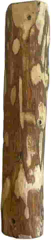 Amicus Mordedor Brinquedo Sustentável de Madeira do Café Wood Amicus para Cães, Rústico 20cm