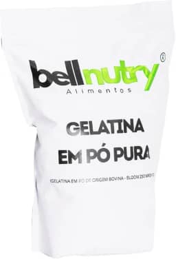 Gelatina Sem Sabor Pura E Incolor 500g - Bellnutry Alimentos