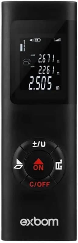 Trena Digital a Laser Slim 40 Metros com Alimentação via USB-c