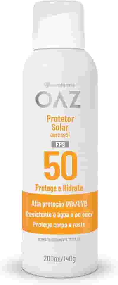 OAZ PROTETOR SOLAR AEROSSOL 50 FPS 200ML/140G