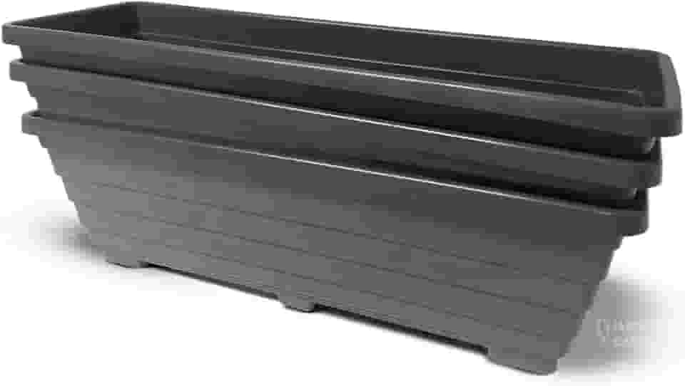 Vaso floreira vertical horta 24,5 litros 80cm plástico 1und