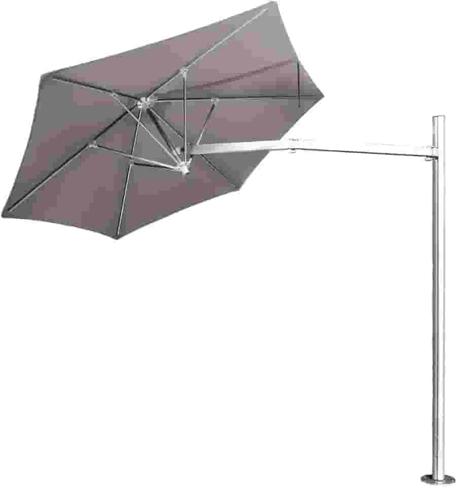 Ombrelone Lateral - 2,00m de diâmetro - em alumínio - para Fixação no Piso - Persianet