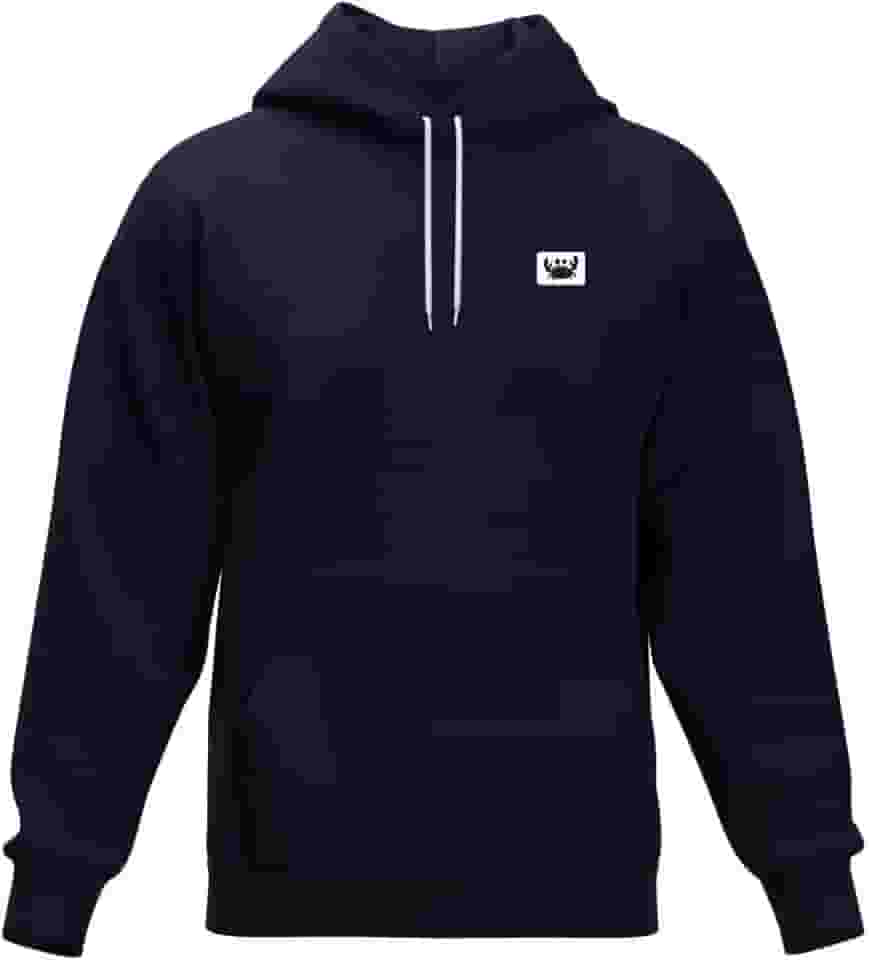 Blusa De Frio Moletom Com Capuz Bolso Canguru Relaxado