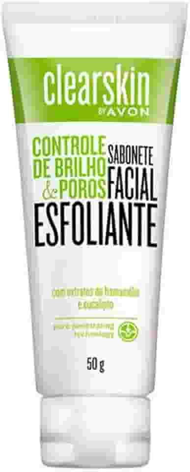 Sabonete Facial Esfoliante Clearskin by Avon, 50g, Com Extratos de Bananada e Eucalipto