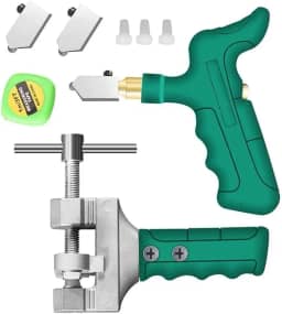 Riscador Cortador Manual Profissional e Doméstico para Vidros e Revestimentos | Riscador para Vidro, Telha, Cerâmica, Espelho e Porcelanato | Ideal para Reparos e Reforma em Casa