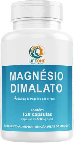Magnesio Dimalato 120 Cápsulas Life One