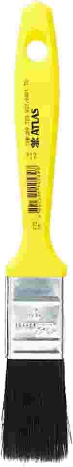 Atlas - Trincha Média de 1 Polegada com Cerdas Pretas para Pintura de Esmalte Sintético ou Base Água