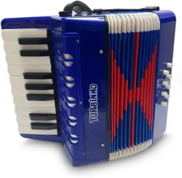 ACORDEON TURBINHO 8 BAIXOS - AZUL