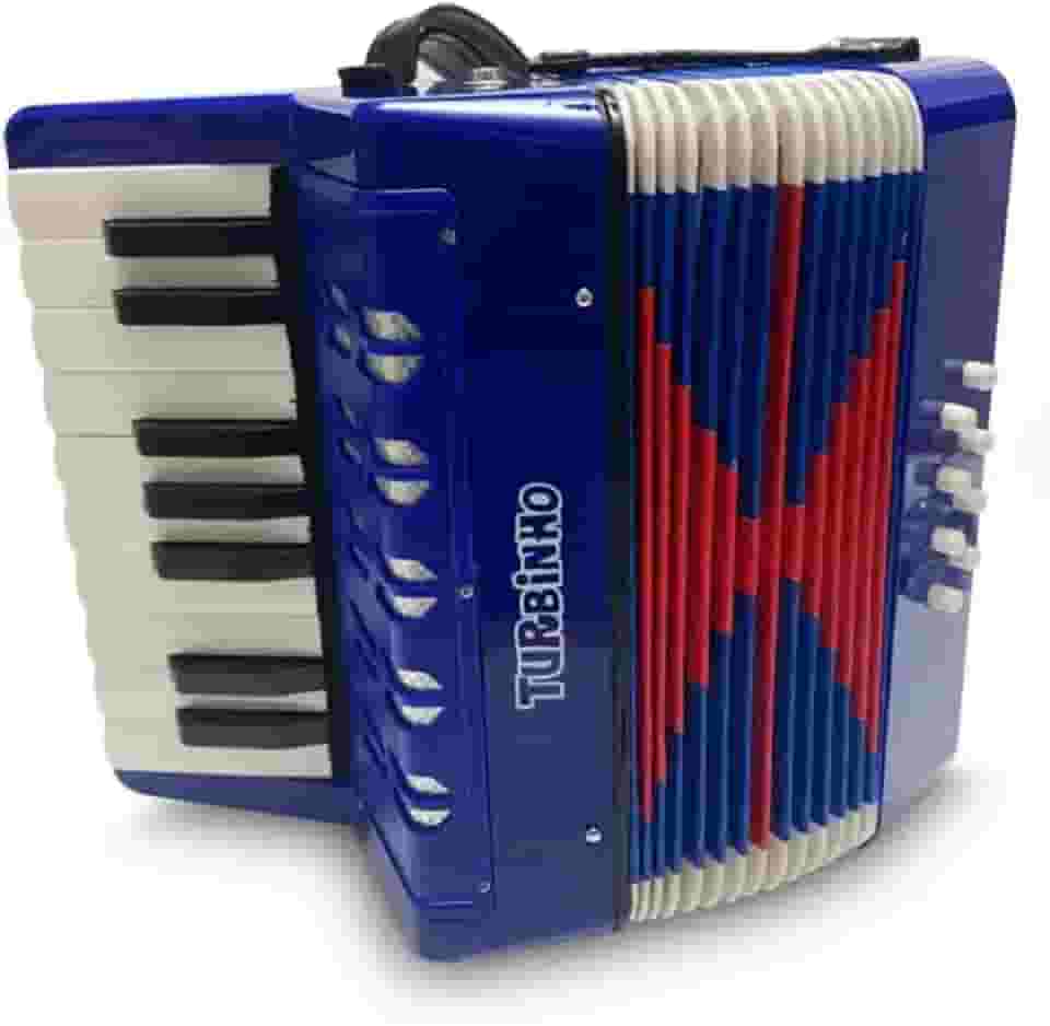 ACORDEON TURBINHO 8 BAIXOS - AZUL