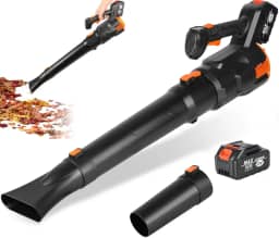 Soprador de Folhas, Aspirador de Pó, Soprador e Triturador, 100V-240V, Baixo Nível de Ruído, para Remoão de Folhas Secas e Molhadas, Modo de Várias Velocidades, Fornecimento de Ar Potente