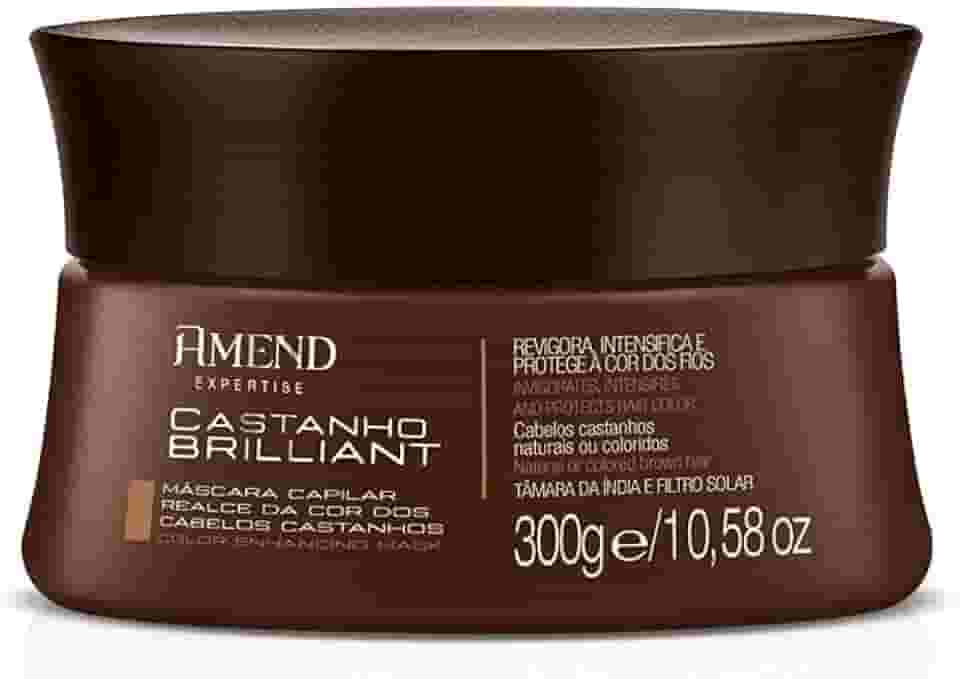 Máscara Amend Expertise Cuidado Da Cor, 300g, Specialist Blonde, Black Illuminated, Cobre Effect, Marsala Vibrance, Castanho Brilliant, Red Revival (Castanho Brilliant)