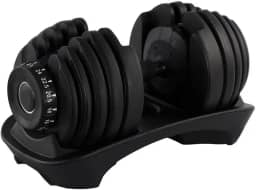 Dumbbell Halter Gallant Elite Pro 24kg Regulável Com Base
