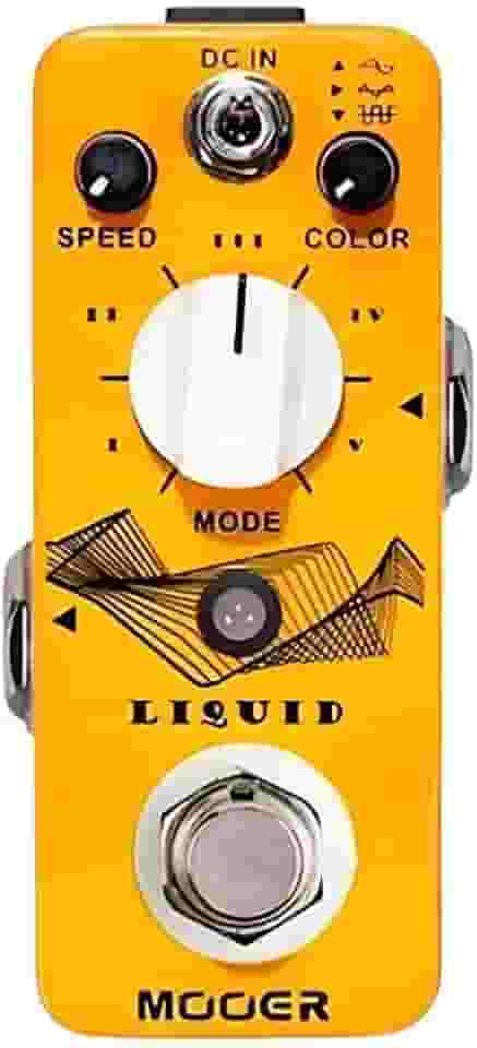 Mooer Pedal Liquid Phaser Digital MPH2 | para Guitarra, 5 Modos de Phaser, 3 Formas de Onda, True Bypass