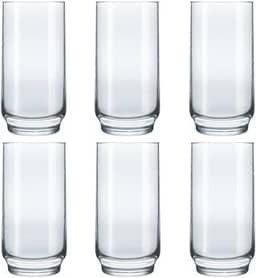 Jogo Copos Lights Long Drink 410ml 6 Peças Nadir