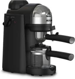 Cafeteira Espresso Arno Mini Espresso Compacta 1000W com acabamento Inox, bico vaporizador para leite e 4 bar de pressão CMME 220v