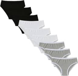 Kit 9 Calcinhas Femininas Conforto Plus Size Algodão Cotton Tamanho Grande