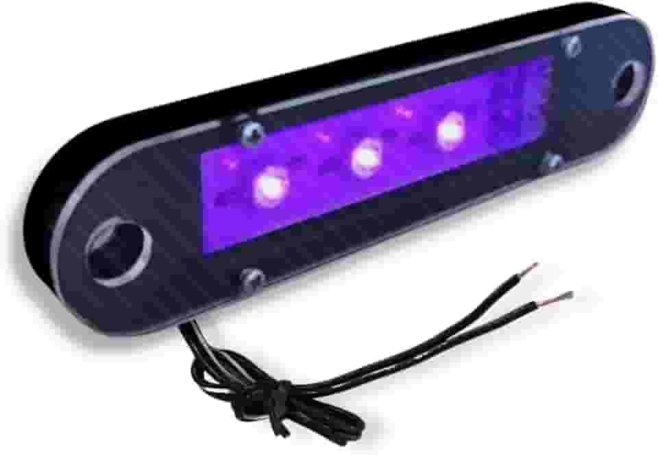 Farol 12v Luz Negra Profissional Deltrônica Lâmpada Led Uv