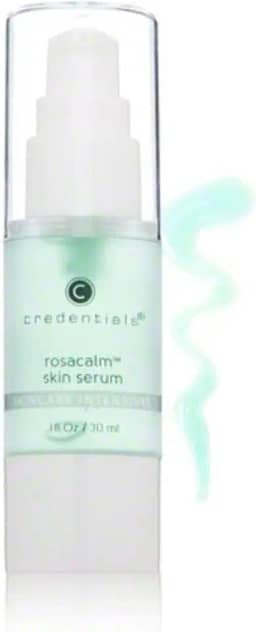 Credentials Soro para pele RosaCalm – calmante e calmante para peles sensíveis e propensas a rosácea, ajuda a reduzir a vermelhidão e fortalecer os capilares com complexo marinho e erva de salgueiro