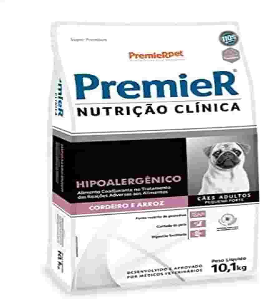 PremieR Pet Nutrição Clínica Ração Seca Hipoalergênica para Cães Porte Pequeno Sabor Cordeiro 10,1kg