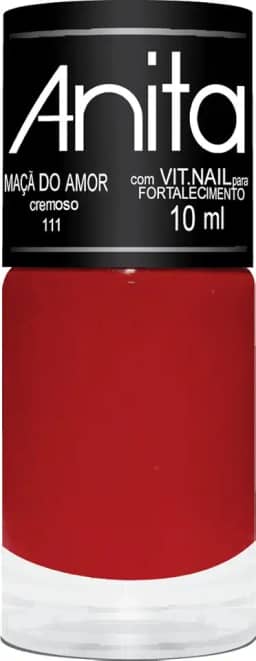 Anita Esmalte Maçã Do Amor Cosméticos Vermelho