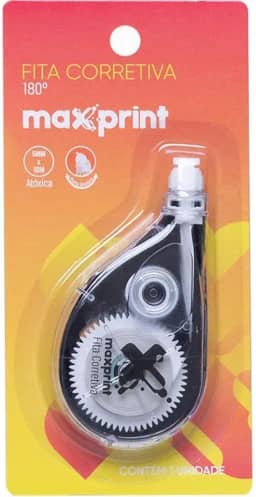 Corretivo Em Fita Preto 5Mmx10M 180 Graus Blister - 104911