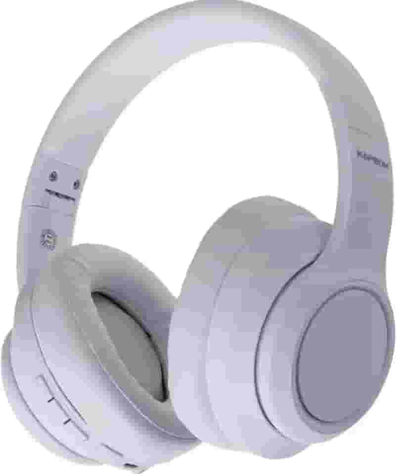 Fone de Ouvido Estéreo Sem Fio Headphone Bluetooth - Redução de Ruído e Longa Duração de Bateria com 18 horas de Bateria, Carregamento Rapido, Design Dobrável (Branco)