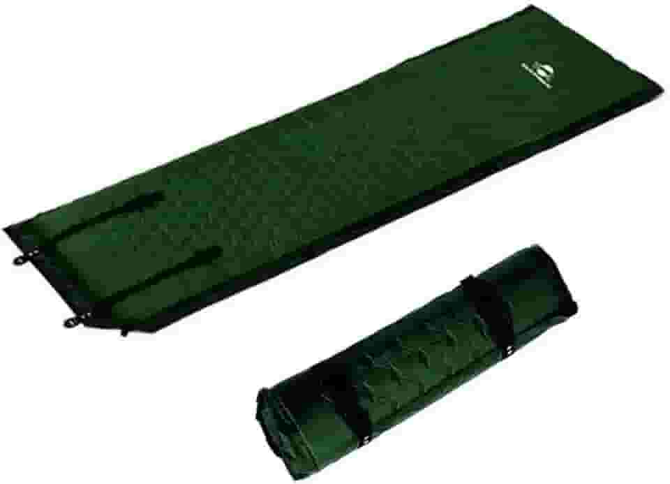 Guepardo, Colchonete Autoinflável Solteiro Smart Compacto, Poliéster 190T PVC, 183 x 60 x 3cm, Camping, Praticidade e Conforto, Verde