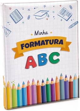 ICAL Álbum de Fotos 15x21 cm – 80 Fotos – Linha Comemorativo – Capa Dura Temática – Presente para Formatura – Ref. 386