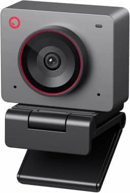 OBSBOT Meet 2-4K Webcam, AI Framing & Autofocus with 1/2' Sensor,Beauty Mode,Lightweight,Gesture Control,HDR,Dual Microphone,60 FPS, Web Cam for Streaming, Meeting, Gaming