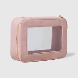 Oceane Necessaire Nude com Transparência Crystal Case